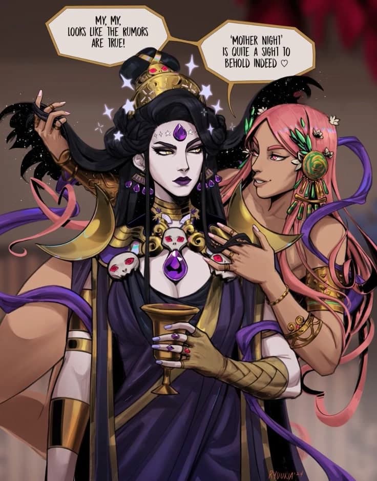 Aphrodite and Nix (Nycta / Nyx) thumbnail