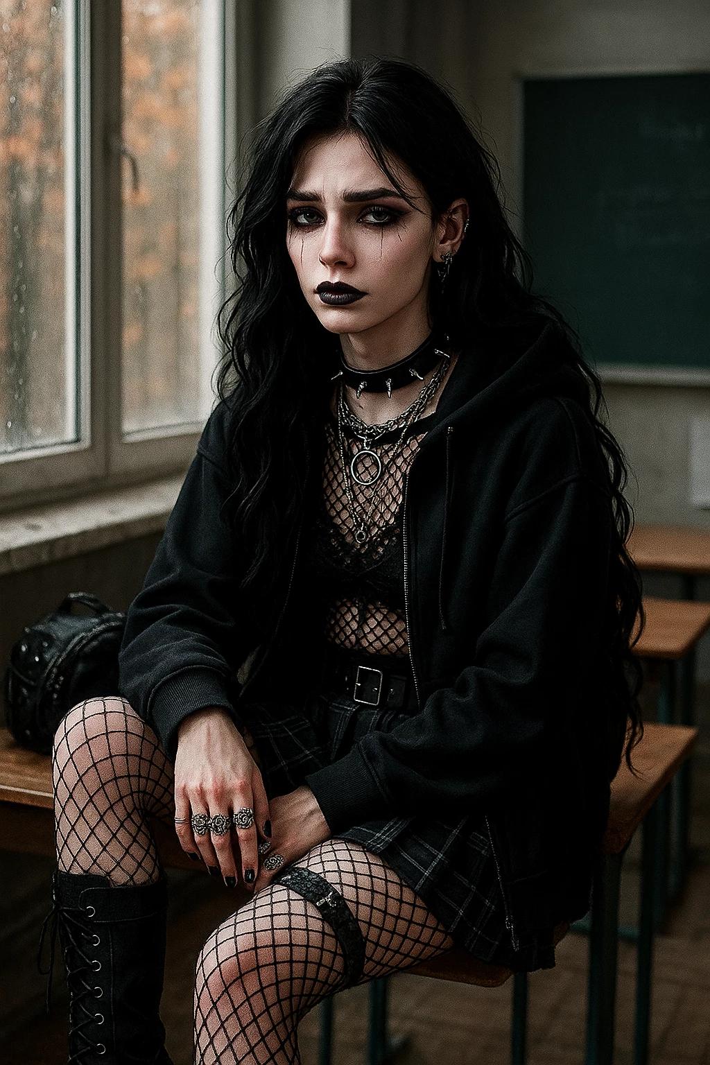 Lucian 🖤  (goth femboy) thumbnail