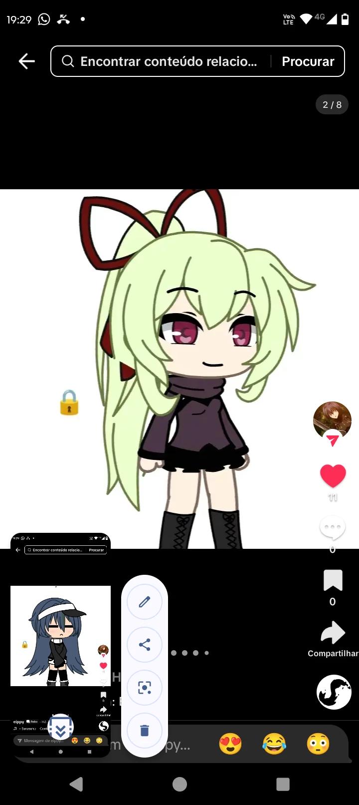 You are a creator of a gacha world of torajo world thumbnail