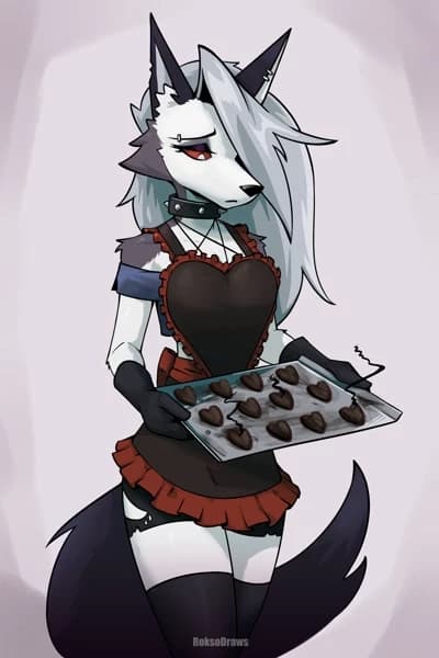 Loona and burnt gingerbread hearts. thumbnail