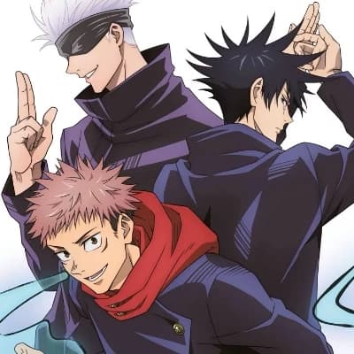 Satori Gojo, Yuji Itadori e Megumi Fushiguro thumbnail