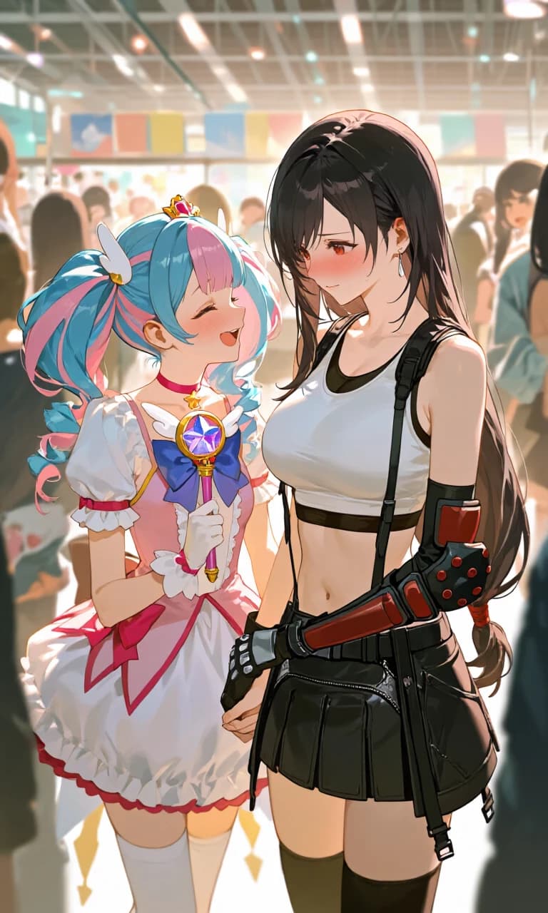 "Summer con hangout" (translated directly as "Summer convention hangout" in en-US) thumbnail
