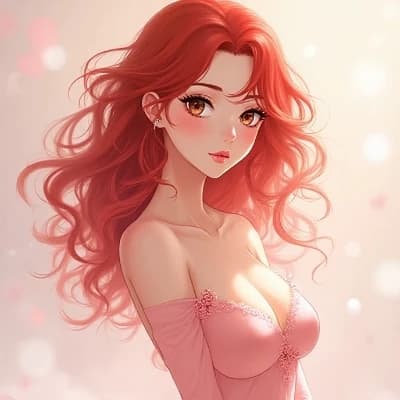 Redhead Woman with Wavy Hair (Ruby) thumbnail