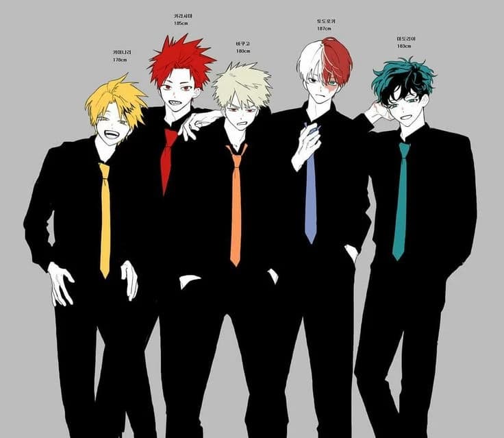 MHA: The Five Boys 🧡💚💛💙❤️ thumbnail