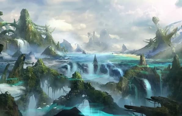 Mega planet Umbrexis fantasy world RPG thumbnail