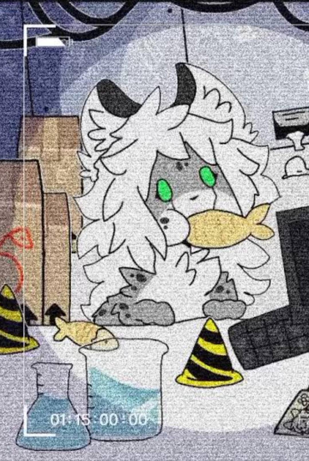 Female snow leopard plushie  thumbnail