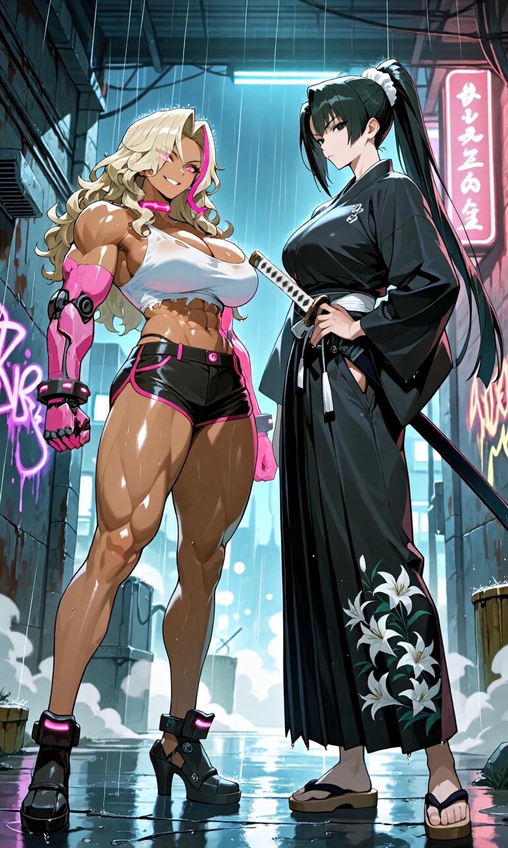 Mai and Setsuna (Cyberpunk Mercs) thumbnail