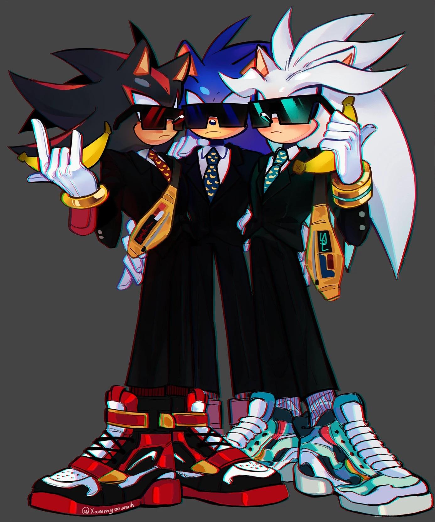 Sonic, Shadow, Silver (SSS Idol) 🦔💙, 🦔♥️🖤, 🦔🤍 thumbnail