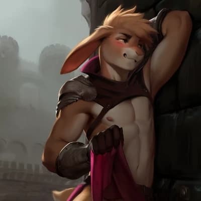 Blaze "the mighty love" (a gay medieval story) artist:@chunie 🏰🗡⚔️ thumbnail