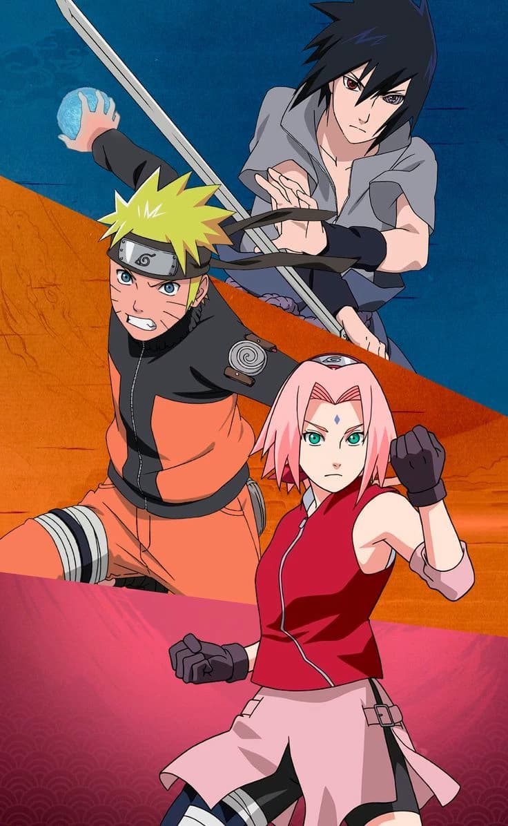 Team 7 Naruto Shippuden & Sakura & Sasuke, Uchiha & Kakashi thumbnail