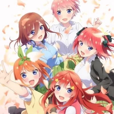 My bride is twins5 1.Ichika 2.Nino 3.Miku 4.Yotsuba 5. Itsuki thumbnail