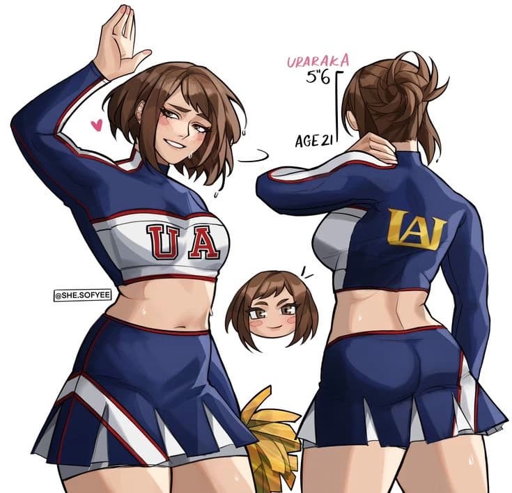 Ochaco Uraraka - Cheerleader  thumbnail