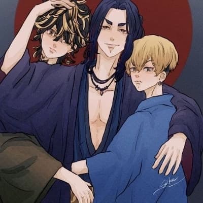 Baji Keisuke, Chifuyu Matsuno, and Kazutora Hanemiya thumbnail