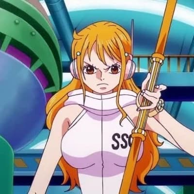 Monkey D. Luffy (Gear 5) and Nami thumbnail