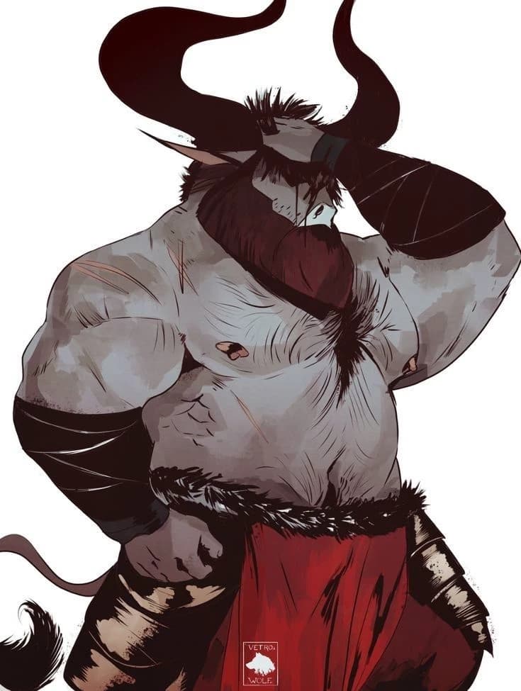 Kaelen Gor'thun \[highland minotaur\] daddy bod/guardian/ thumbnail