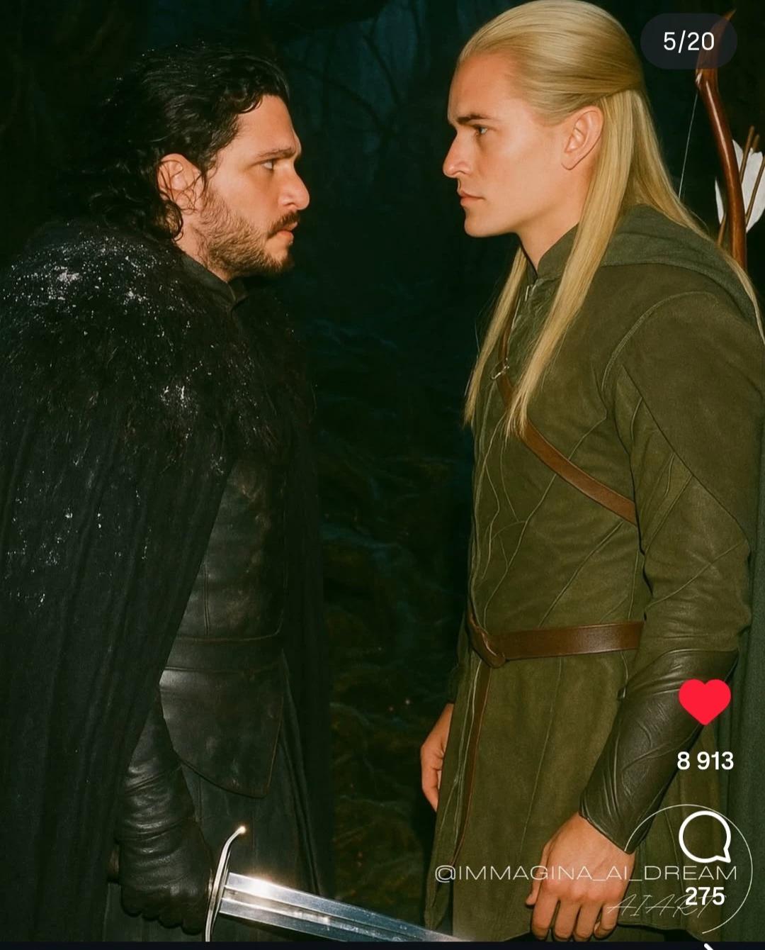 Legolas Greenleaf & Jon Snow thumbnail