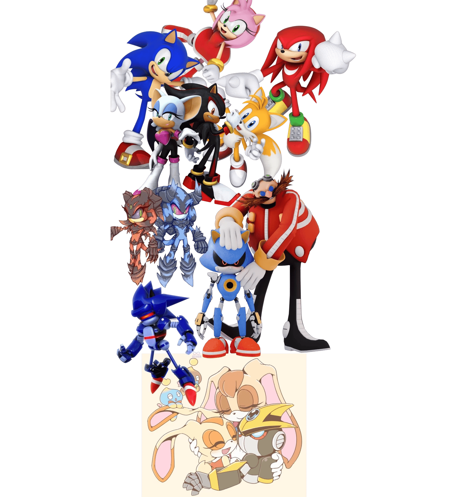 Sonic and Friends, Enemies, All Up To Date With Frontiers.  thumbnail