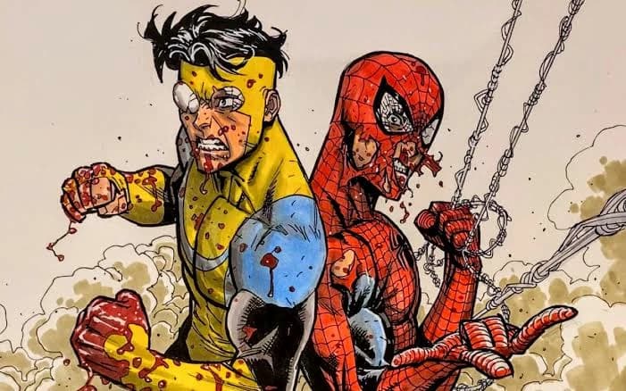 Invincible meets spider-man thumbnail