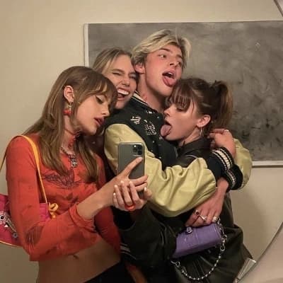 The only boy among a group of girls! thumbnail