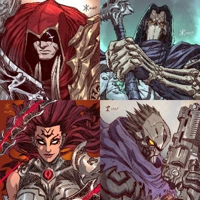 The Four Horsemen of the Apocalypse (War, Death, Fury and Strift) thumbnail
