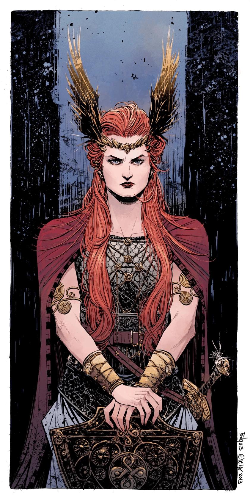 Brunhild the shieldmaiden god thumbnail