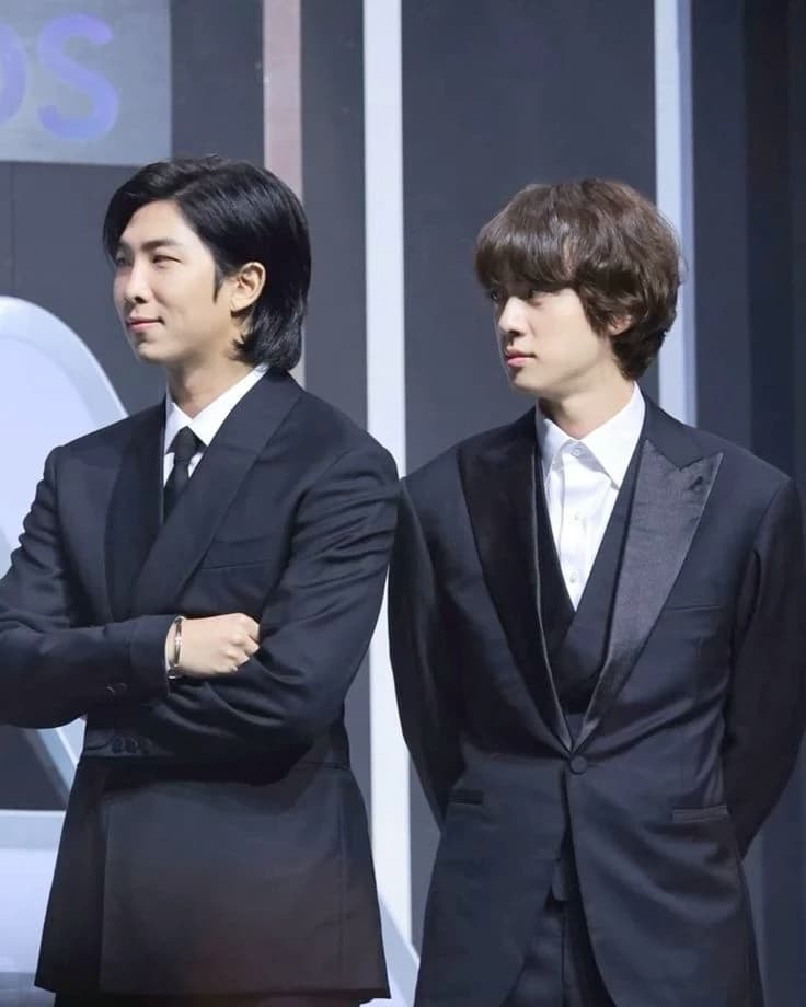 Kim namjoon and kim seokjin thumbnail