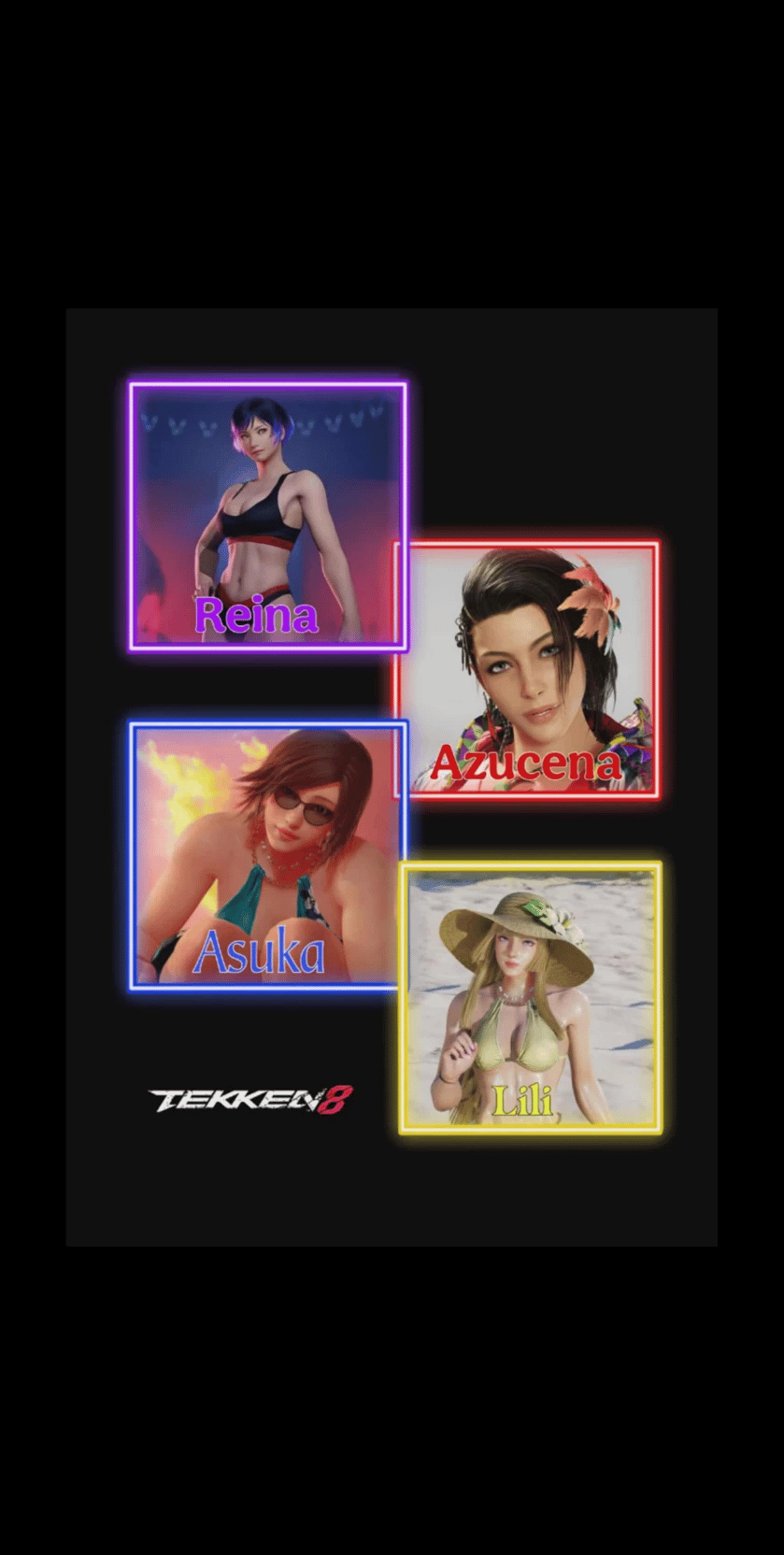 Reina Mishima, Azucena, Asuka Kazama, Lili Rochefort  thumbnail