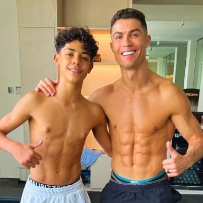 Cristiano Ronaldo (father) and Cristiano Jr. (son) thumbnail