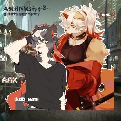 Aak and Hung "arknights" [a gay furry story]🐕🐈🐾🦊🧡 thumbnail