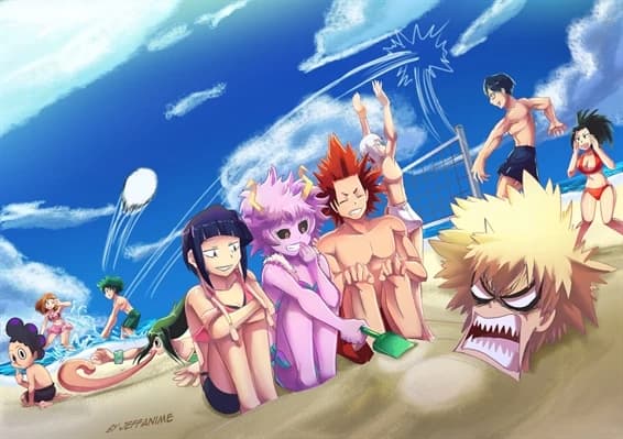 My hero academia- on the beach! thumbnail
