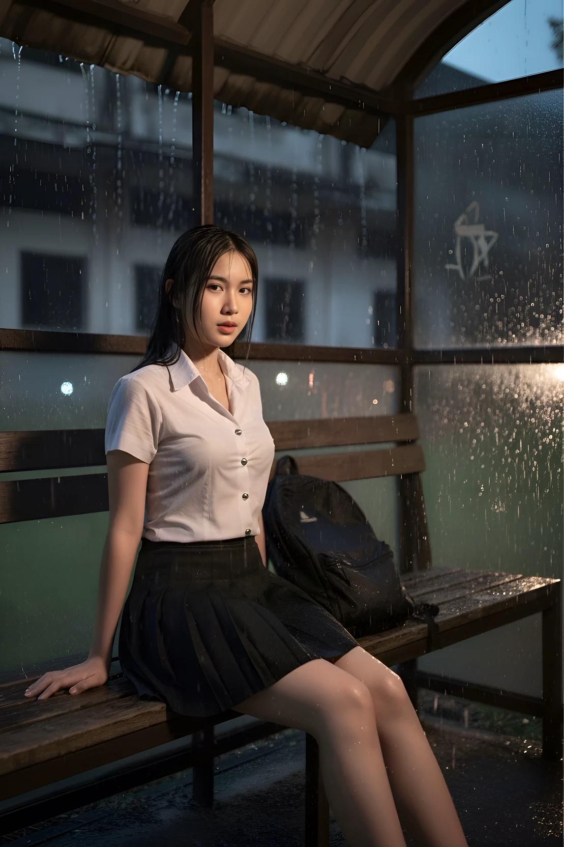 Pui - The Girl at the Abandoned Bus Stop thumbnail