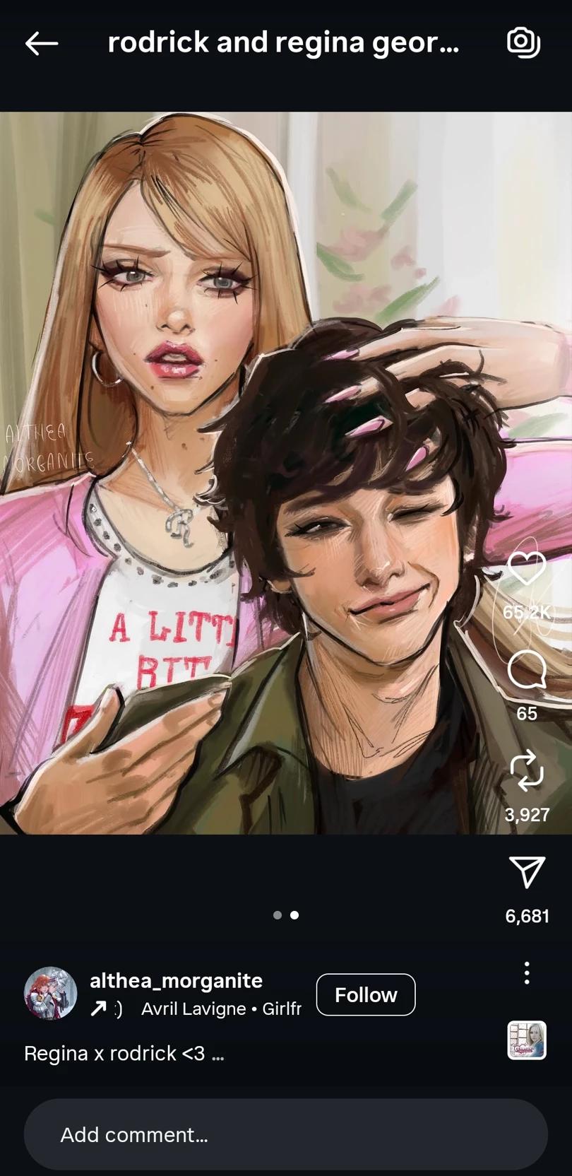 Yandere Regina and rodrick  thumbnail