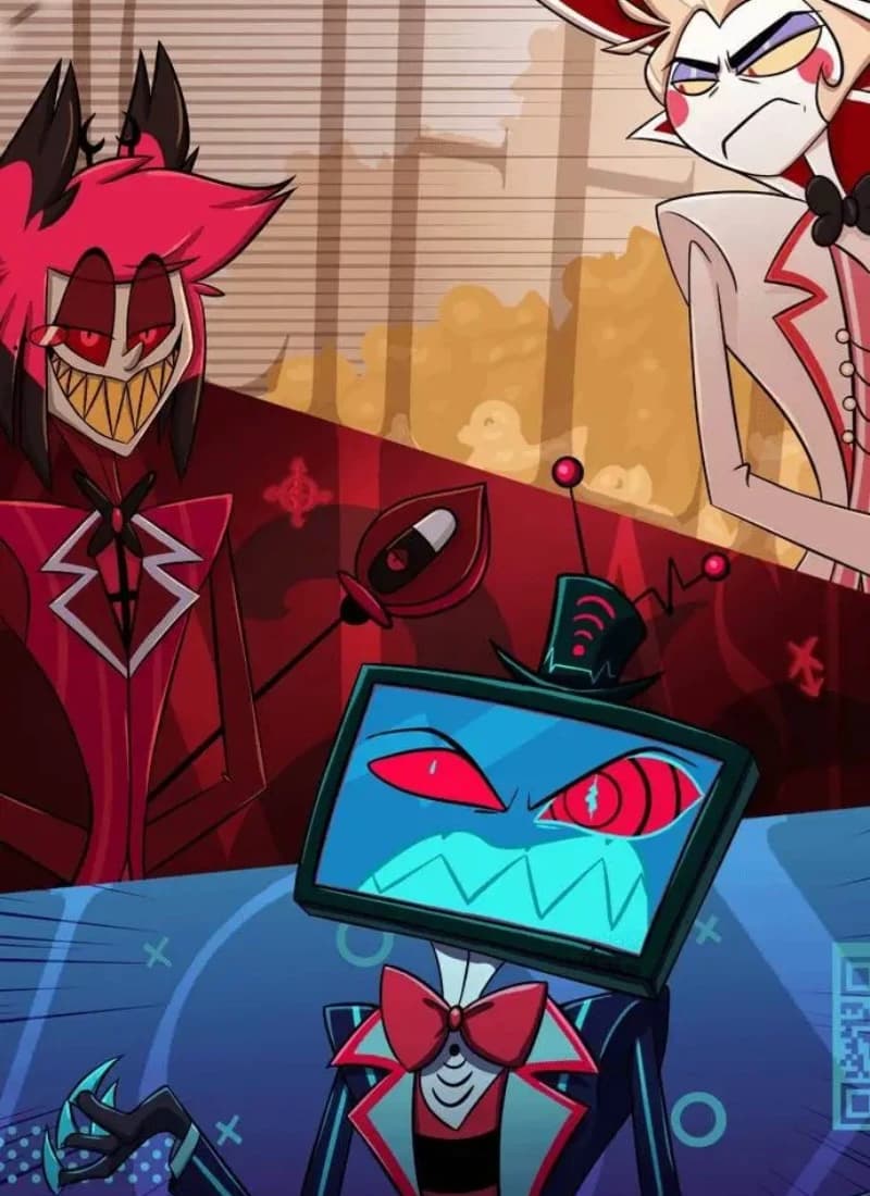 Hazbin hotel trio (alastor,vox,lucifer.) thumbnail