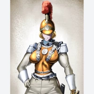 Capitaine Jeannette 'Lionne' Dubois (carabinier female officer heavy cavalry) thumbnail