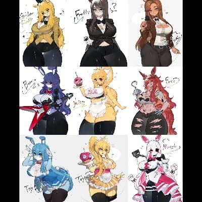 FNAF IN ANIME HELP WANTED thumbnail