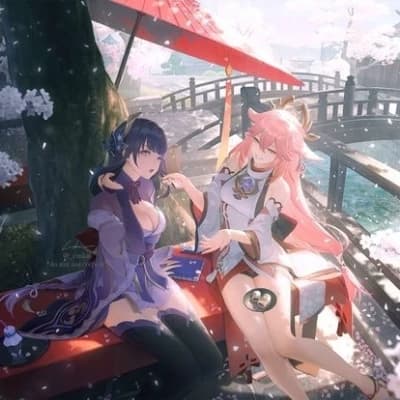 Raiden Shogun & Yae Miko thumbnail