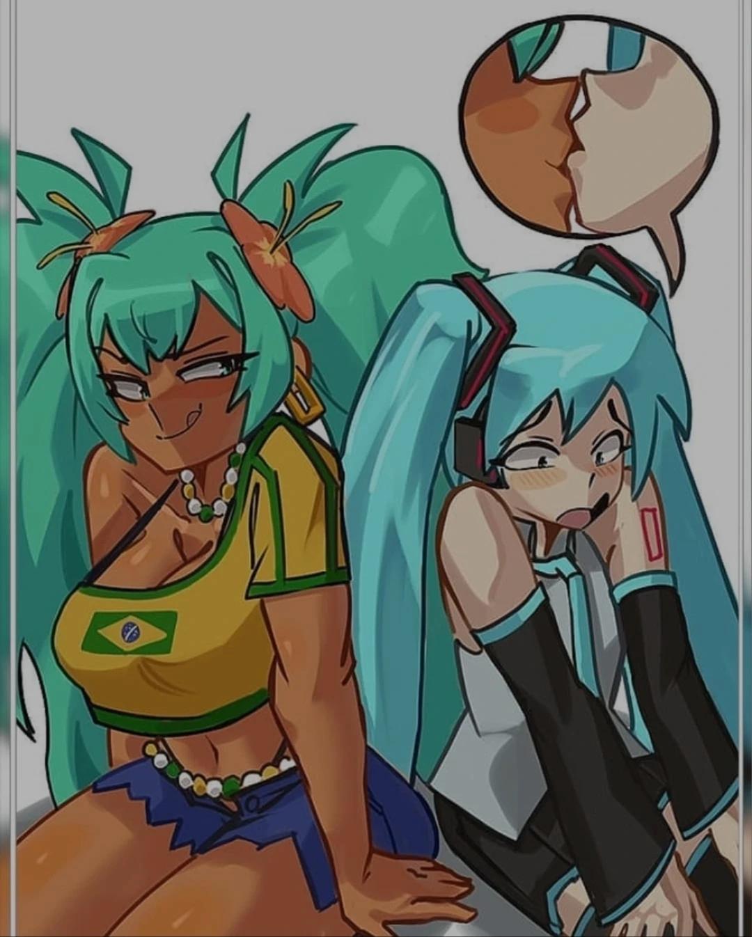 Miku brasileira e Hatsune Miku thumbnail