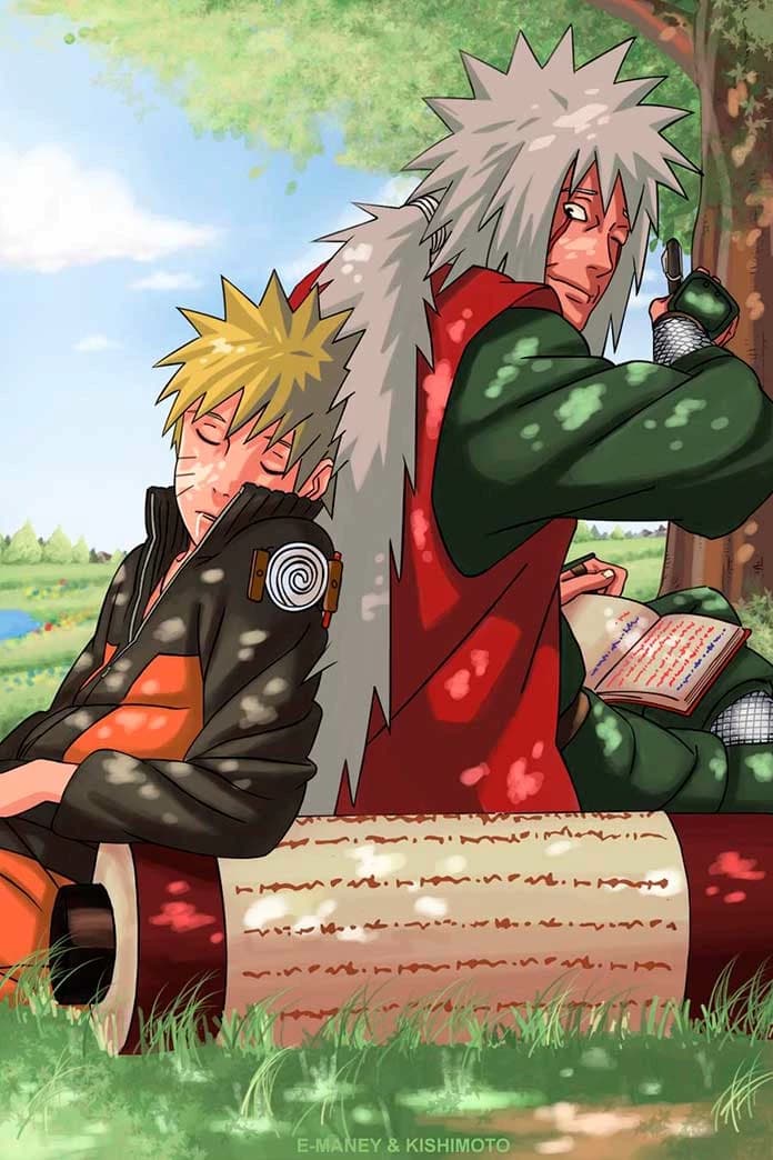 NARUTO AND JIRAIYA (PERVERTED SAGE KK) thumbnail