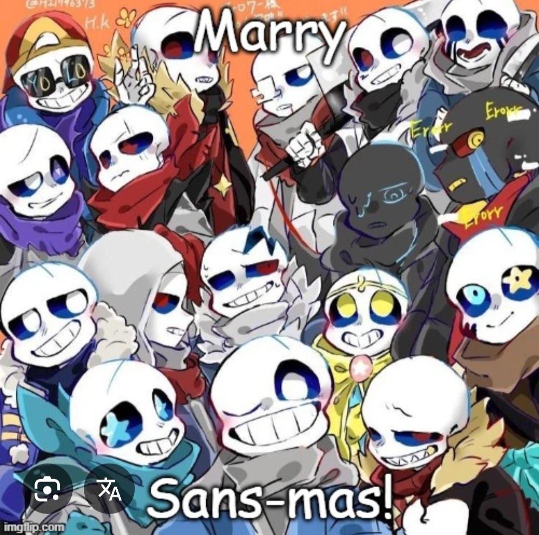 Sans AU christmas! thumbnail