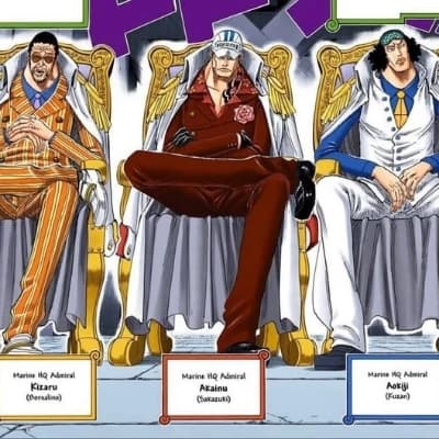 Akainu, Kizaru, and Aokiji thumbnail