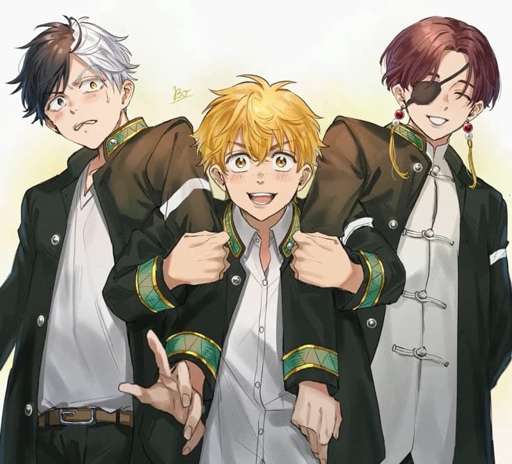 Sakura Haruka, suo hayato y nirei Akihiko thumbnail