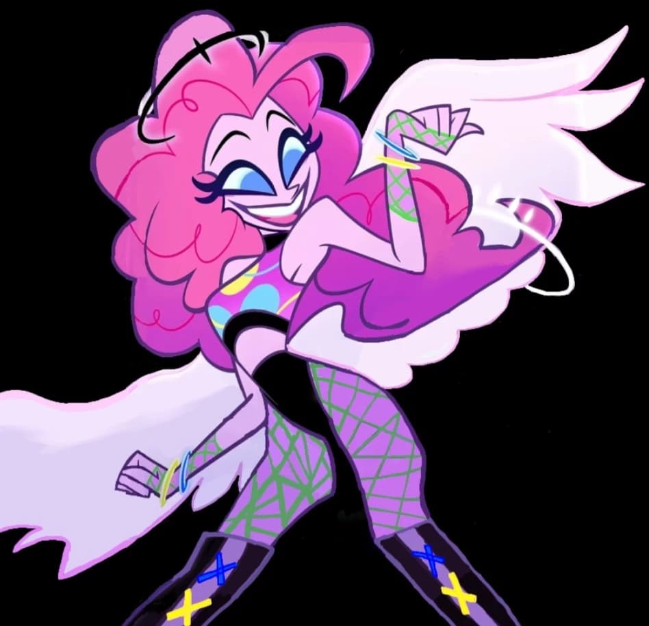 🍬💗Pinkie Pie Angelus Gaudia💗🍬 ( "AU" Hazbin Hotel)🌸💞 thumbnail