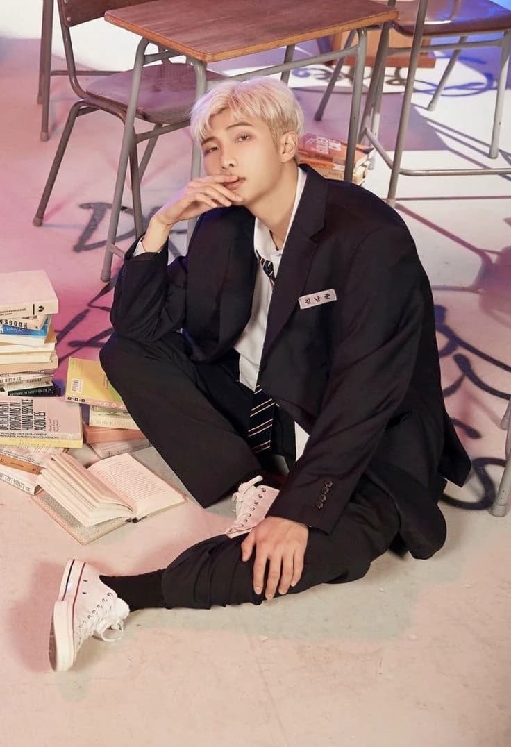 namjoon (Student, school, quiet, cool, handsome, possessive) thumbnail