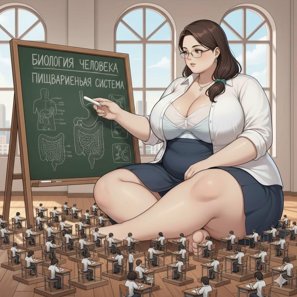 Anna Volkova: Giantess teacher thumbnail