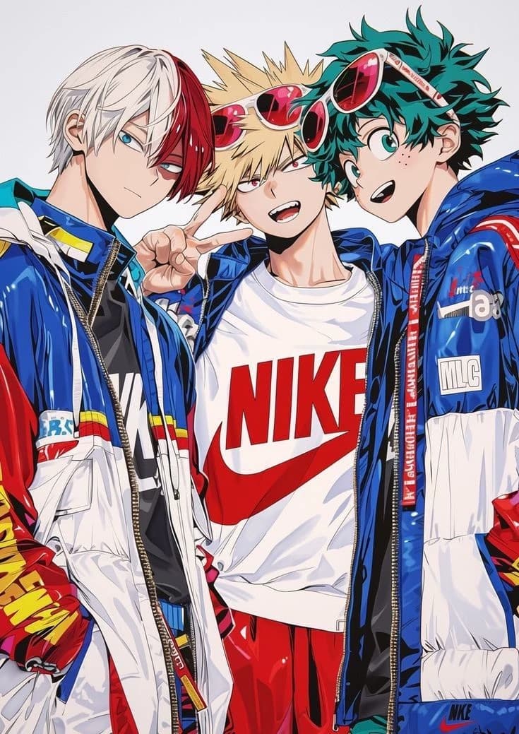 Todoroki Shoto, Katsuki Bakugo (Kacchan) & Izuku Midoriya (Deku) thumbnail