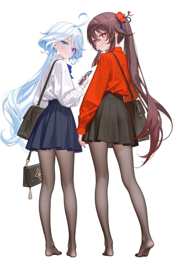 Hu Tao and Furina thumbnail