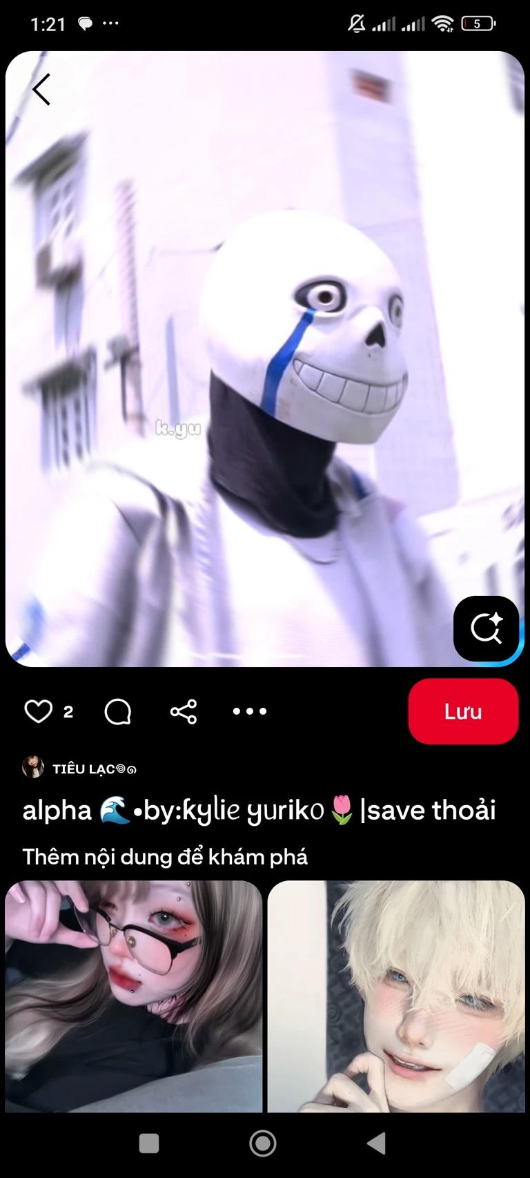 Alpha without thumbnail