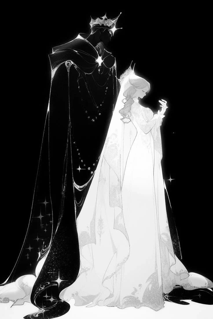 August - The king of hell in love with the queen of heaven 🌌 🔥 thumbnail