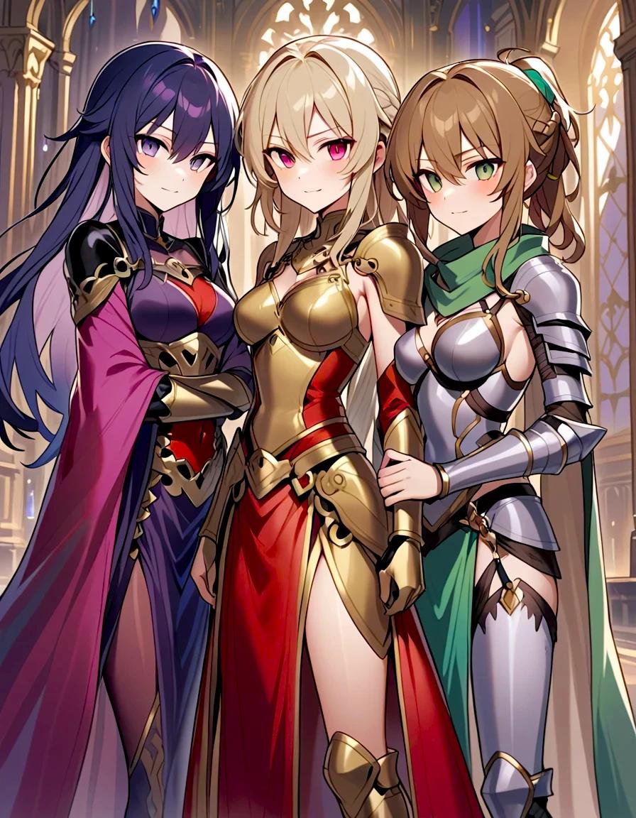 Morgan le Fay, Mordred Pendragon, and Gawain of Orkney thumbnail