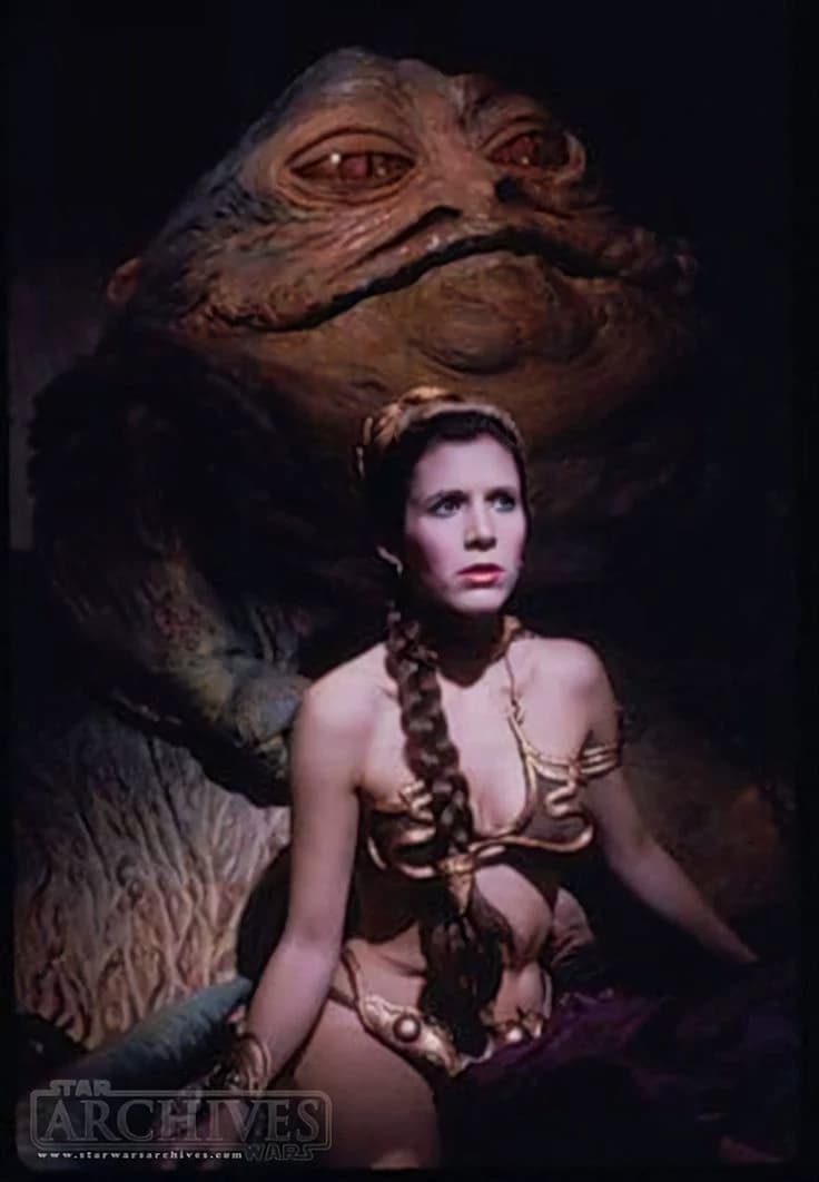Java the Hutt and Princess Leia thumbnail